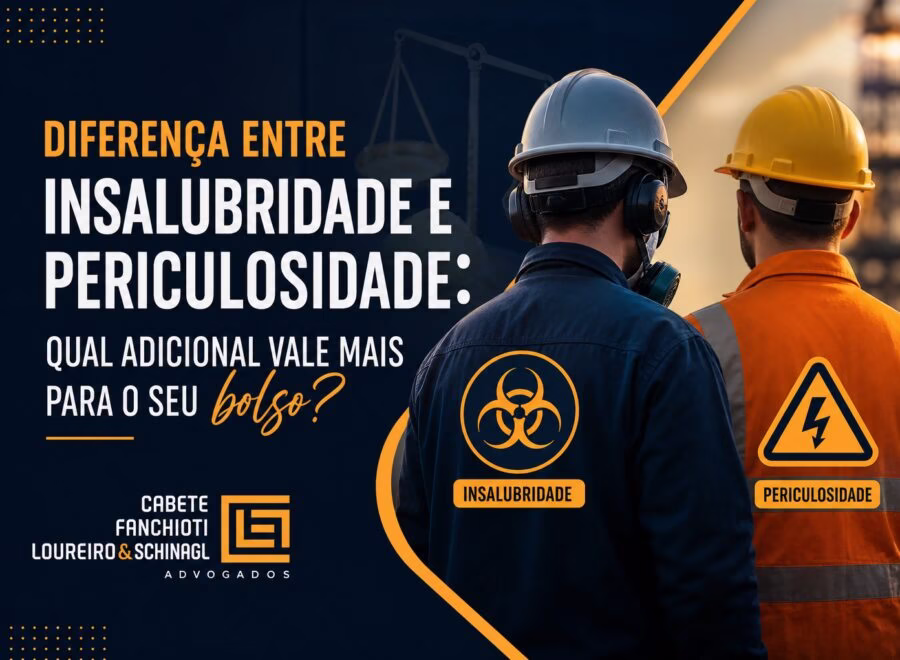 Comparação visual entre insalubridade e periculosidade: descubra qual adicional salarial vale mais para você