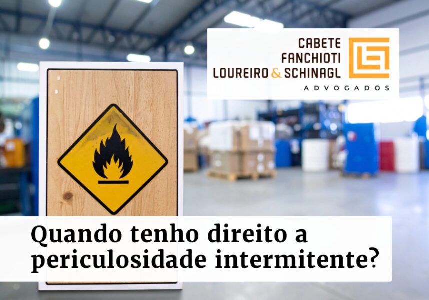 Trabalho em área de risco só parte do tempo: ainda tenho direito a periculosidade intermitente?